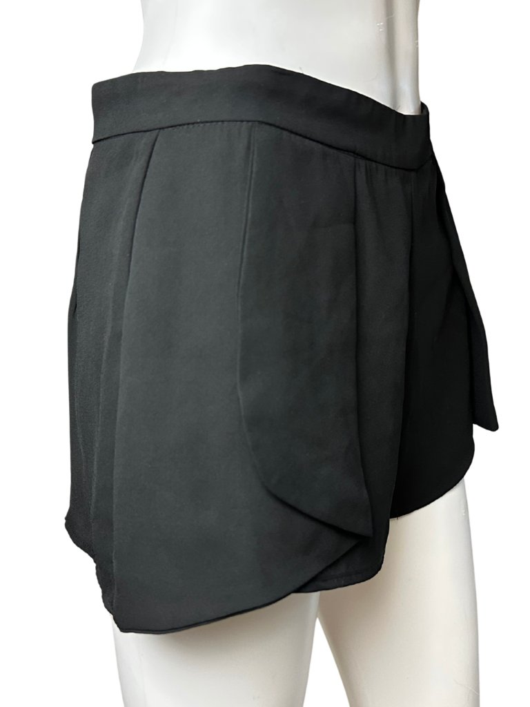 Ella Moss Black Dress Shorts Girls 14 Nwt Draped Flowy Dressy Shorts — image 2 of 7